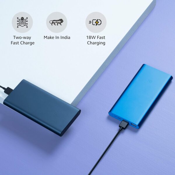 Mi power bank 3i 10000 mah blue 8 mi power bank 3i 10000 mah (blue)