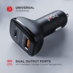 boAt Dual Port Qc-Pd 24W Fast Car Charger
