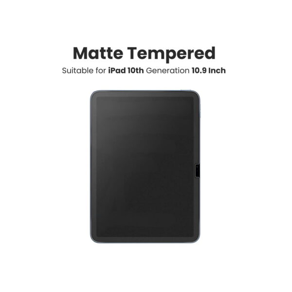 2 ikare matte tempered glass for ipad 10th generation 10. 9 inch