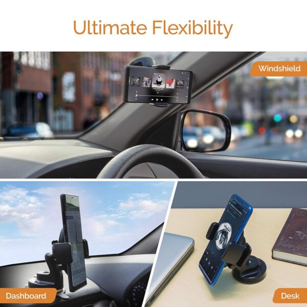 Amkette igrip easy view one touch car mount mobile holder 4 amkette igrip easy view one touch car mount mobile holder