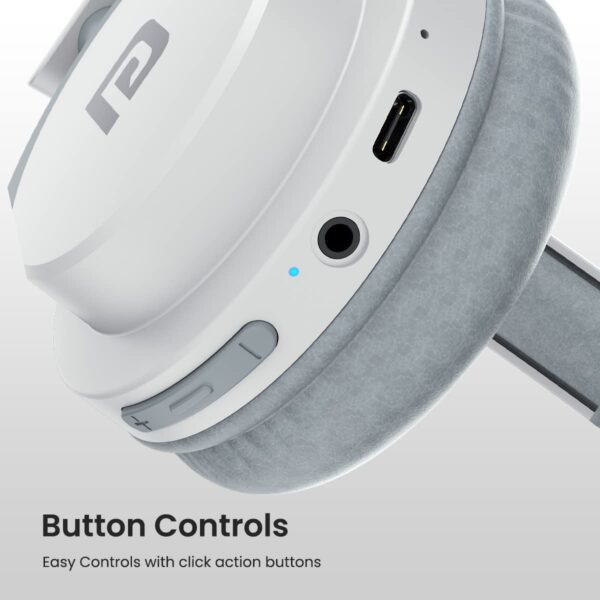 Portronics muffs m2 bluetooth headphones white 8 portronics muffs m2 bluetooth headphones