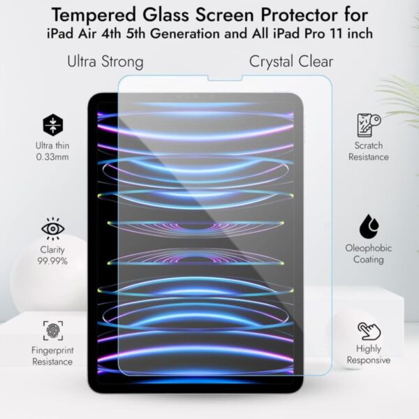 Tempered glass for ipad air 4th generation 7 tempered glass for ipad air 5th generation