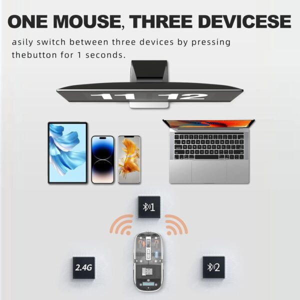 Fmouse bluetooth wireless mouse grey 10 fmouse  bluetooth wireless mouse