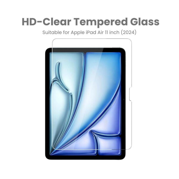 Hd clear tempered glass for ipad air 11 2 hd clear tempered glass for ipad air 11,ikare hd clear tempered glass,ipad air 11 (2024) screen protector,tempered glass protector,ultra-clear ipad screen cover,anti-fingerprint ipad air protector