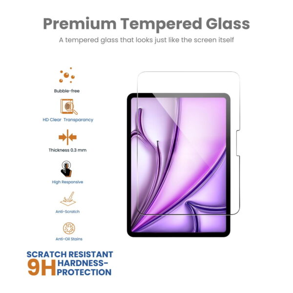 Hd clear tempered glass for ipad air 13 4 hd clear tempered glass for ipad air 13