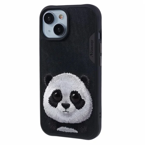 Panda iphone 16 embrided case nimmy 1 nimmy design big eye pet series for iphone 16