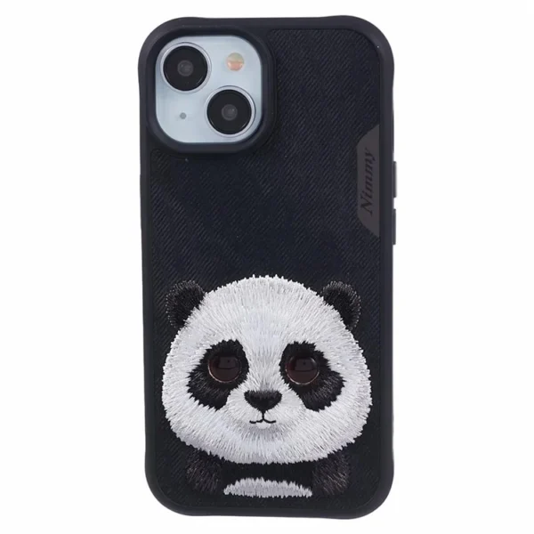 Panda iphone 16 embrided case nimmy 3 nimmy design big eye pet series for iphone 16