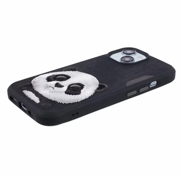 Panda iphone 16 embrided case nimmy 4 nimmy design big eye pet series for iphone 16