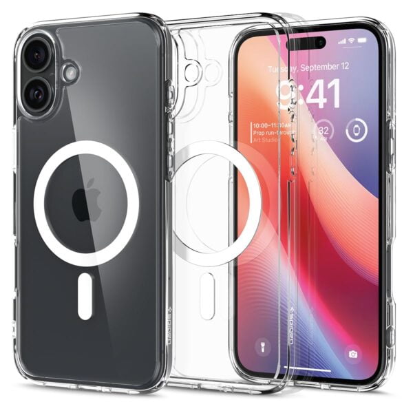 Spigen ultra hybrid magfit back cover for iphone 16 plus