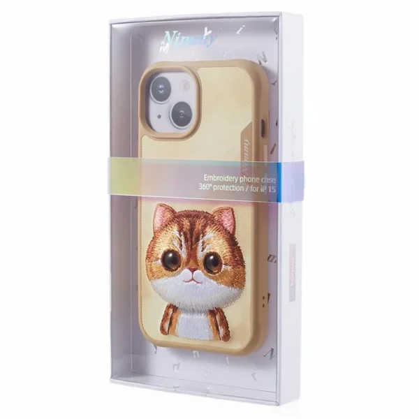 Golden british short hair 7 nimmy design big eye pet series for iphone 16