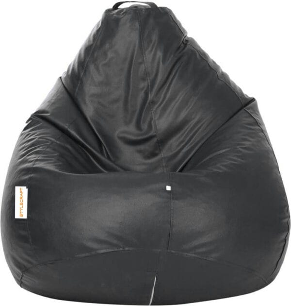 Black bean bag stylecraft black bean bag,buy bean bag onlne,bean bag with bean,bean bag chair,bean bag near me