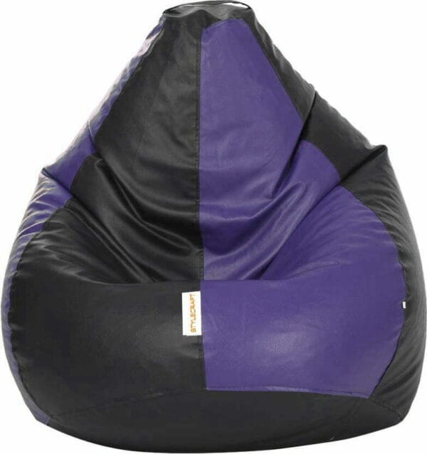 Blue black 1 1 bean bag