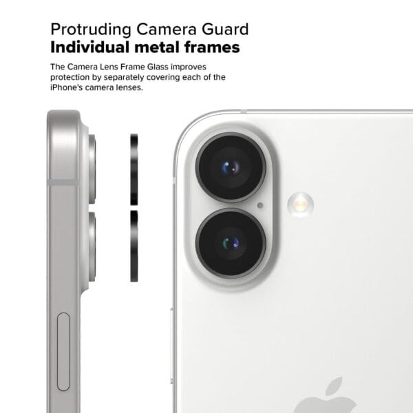 Keephone capital camera lens protector for iphone 16 plus white 3 keephone capital camera lens protector for iphone 16 plus