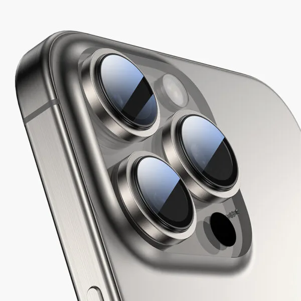 Keephone capital camera lens for iphone 16 pro max, titanium