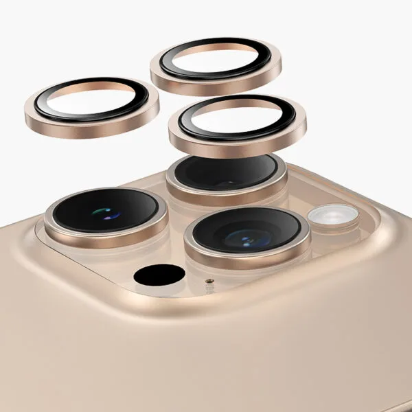 Keephone capital iphone 16 pro max camera lens protector, bronze