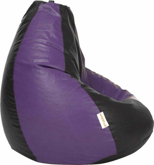 Purple blackkkk 1 bean bag