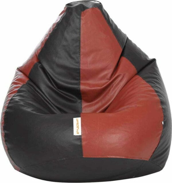 Tan black bean bag 1 bean bag