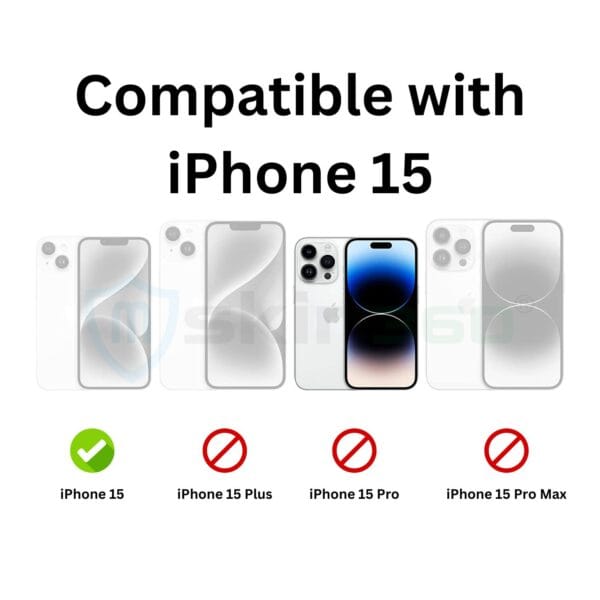 Tempered glass product set iphone 15 mskin360 privacy tempered glass for apple iphone 15