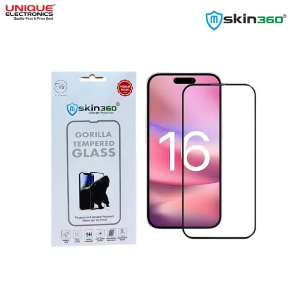 Iphone 16 pro hd clear gorilla tempered glass 2 iphone 16 pro hd clear gorilla tempered glass