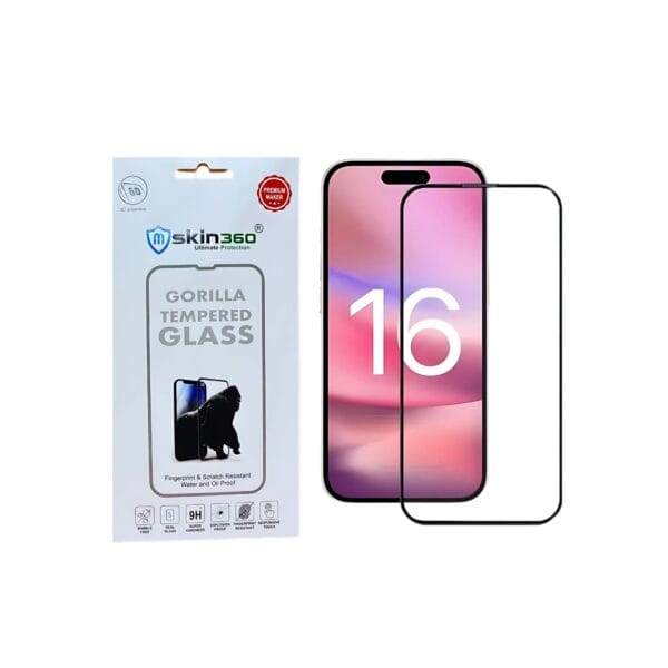 Iphone 16 pro max hd clear gorilla tempered glass 2 iphone 16 pro max tempered glass