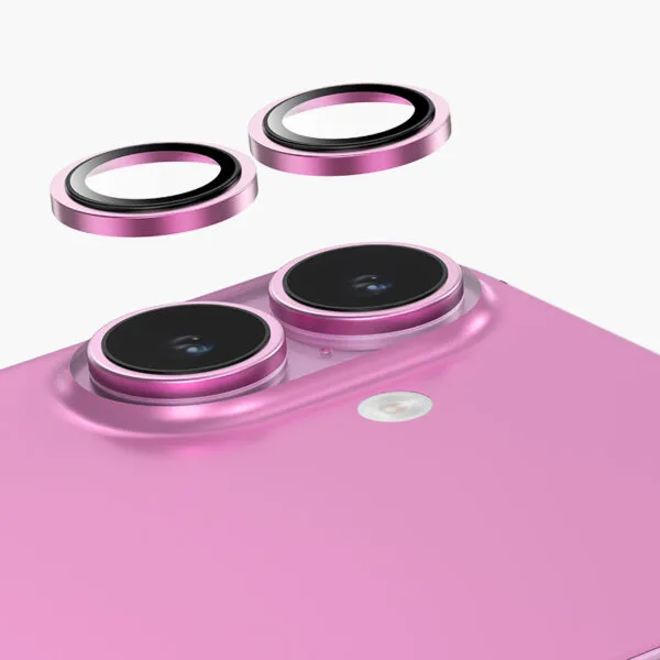 Purple 2 keephone capital camera lens protector for iphone 16