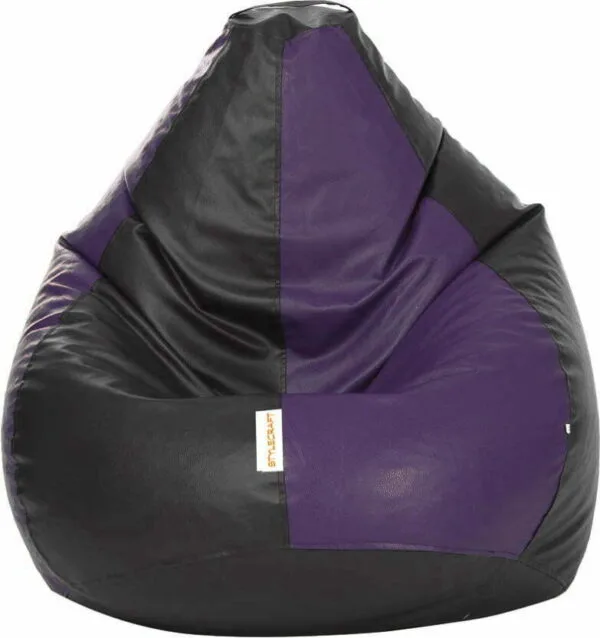 Purple black kkkk 1 bean bag