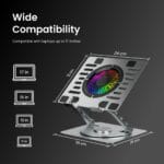 vertical portronics stand