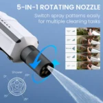 5 in 1 rotating nozzle